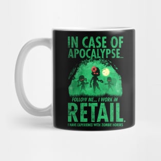 Retail Worker Funny Zombie Halloween Mug